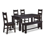 Cottage 6-Piece Dining Set - Grey