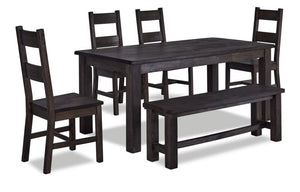 Cottage 6-Piece Dining Set - Grey