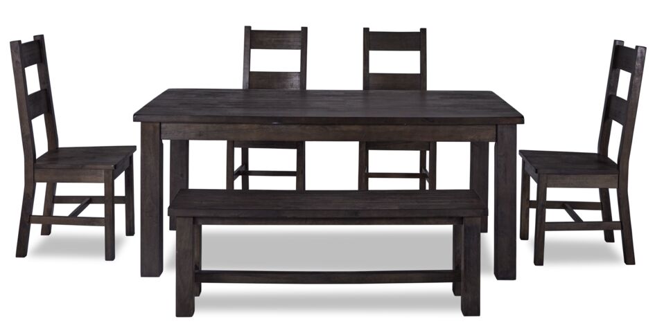 Cottage 6-Piece Dining Set - Grey