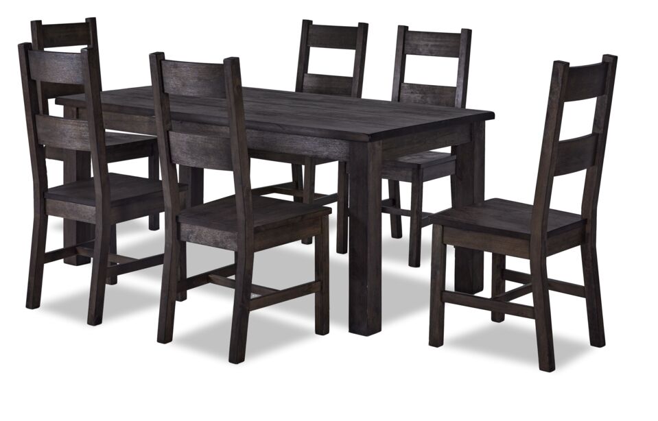 Cottage 7-Piece Dining Set - Grey