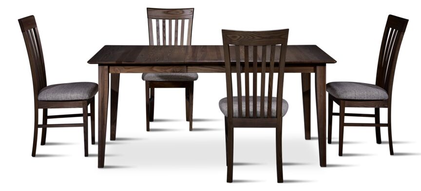 Cypress 5-Piece Dining Set - Graphite