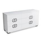 Dafne 6 Drawer Dresser - White Lacquer