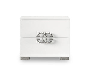 Dafne Night Table - White Lacquer