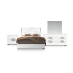 Dafne 6-Piece Queen Bedroom Package - White Lacquer