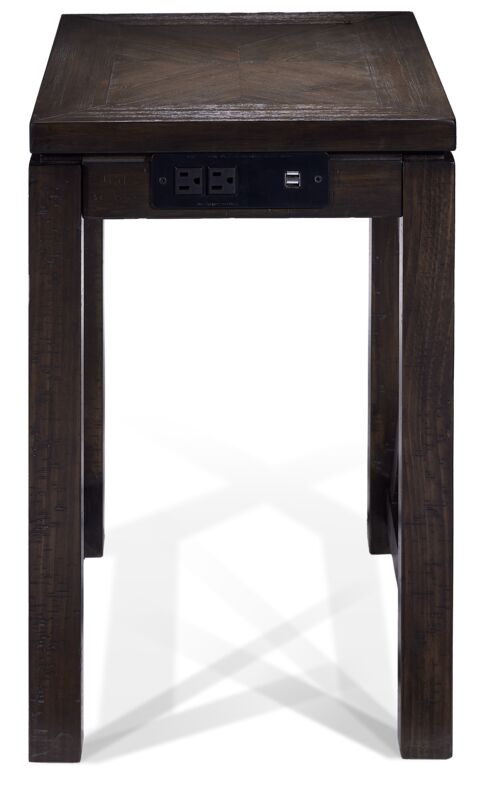 Diamond Side Table - Walnut