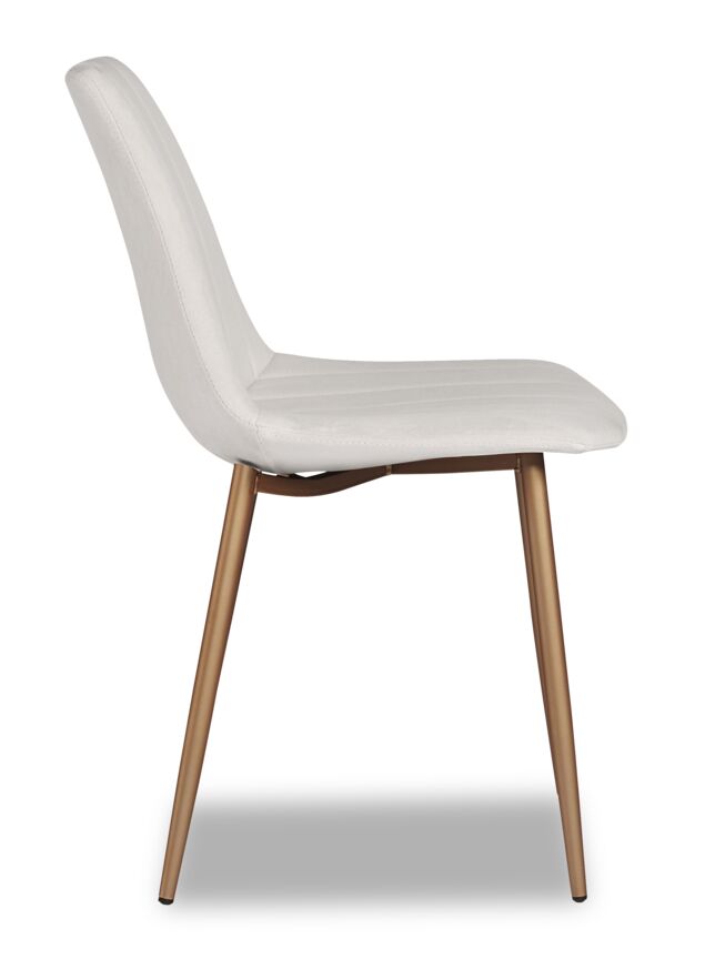 Drew Side Chair - Champagne Gold, Antonio Linen