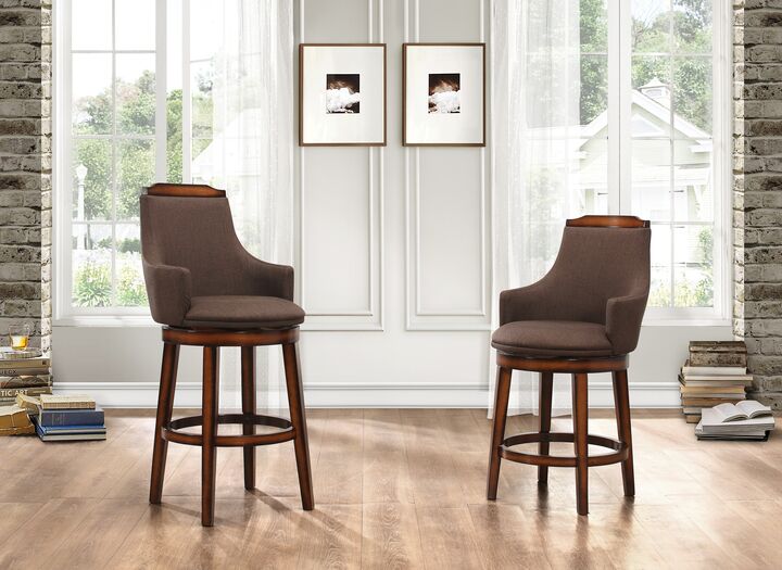Dusty Bar Height Stool - Dark Brown