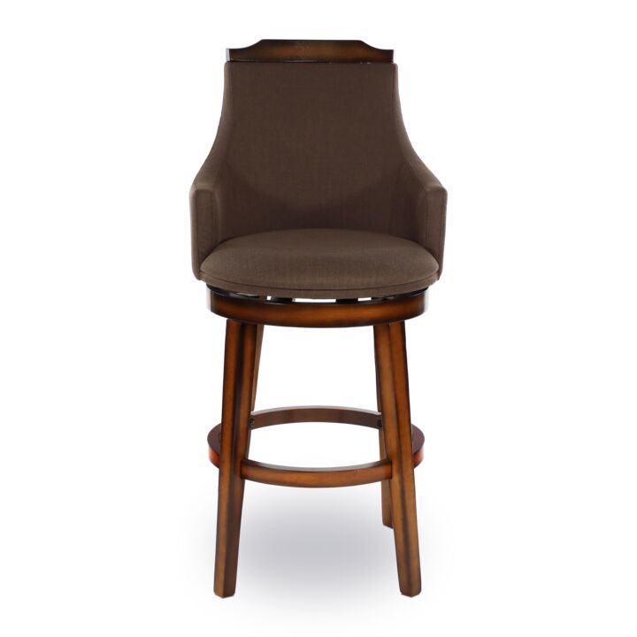 Dusty Bar Height Stool - Dark Brown