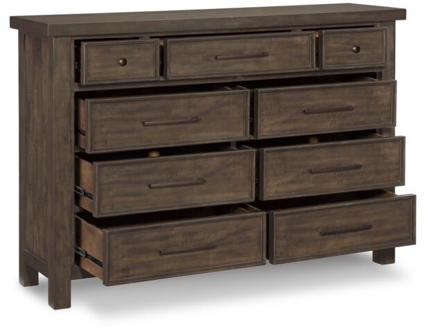 Eden 9 Drawer Dresser - Grey