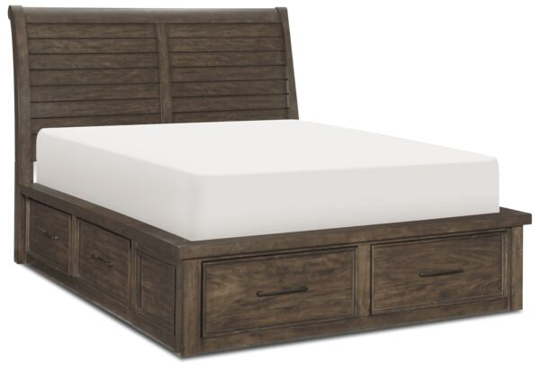 Eden 6-Piece King Storage Bedroom Package - Grey