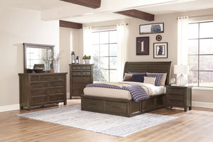 Eden 6-Piece Queen Storage Bedroom Package - Grey