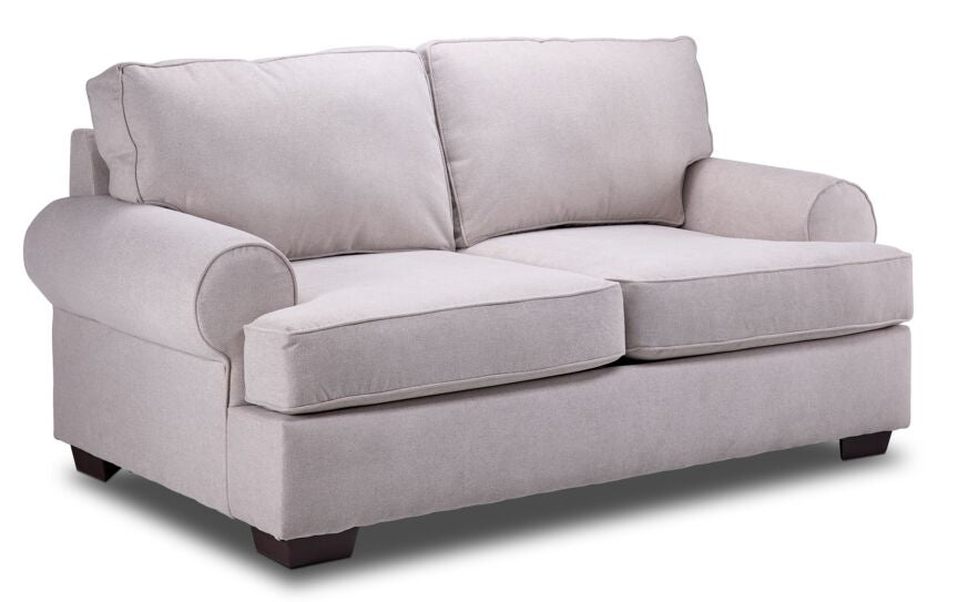 Elaine Sofa & Loveseat Set - Cream