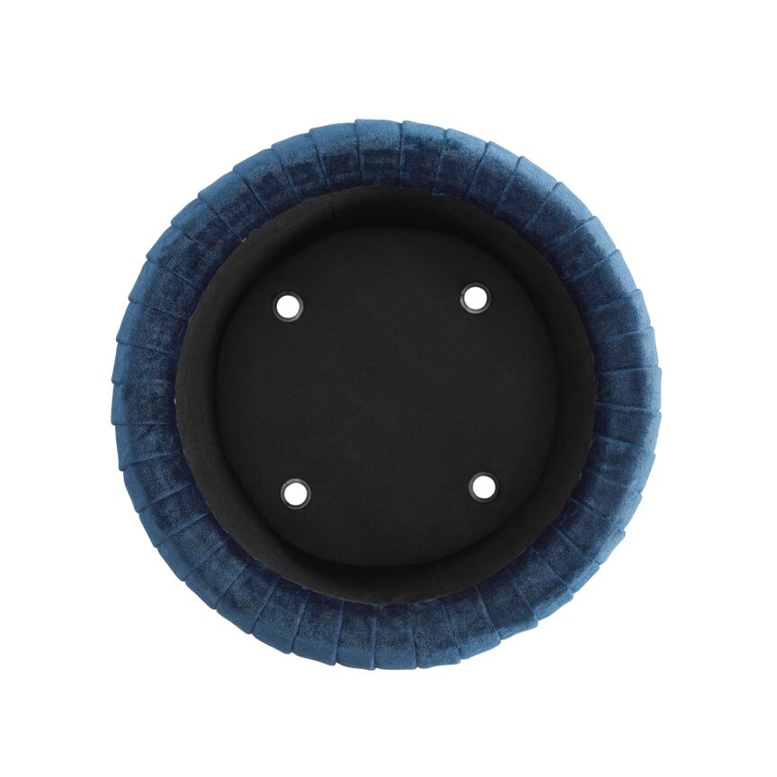 Elenora Storage Ottoman - Navy