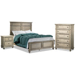 Emma 5-Piece Full Bedroom - Oak