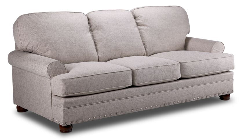 Farmington Sofa, Loveseat and Chair Set - Buff