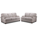 Farmington Sofa and Loveseat Set - Buff