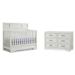 Foundry Convertible Crib and Dresser Package - White