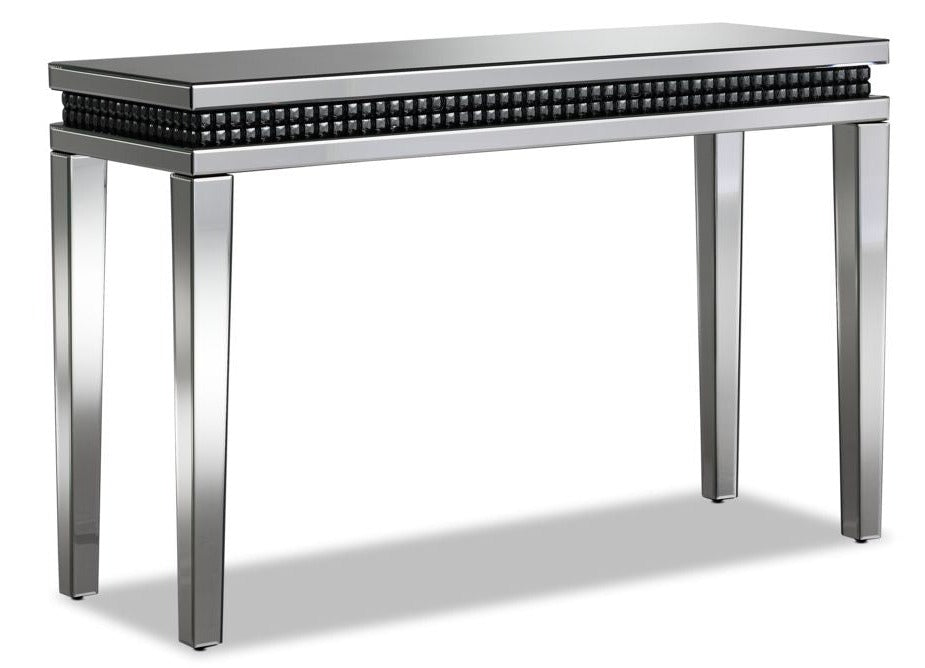 Harlow Sofa Table - Mirrored Glass