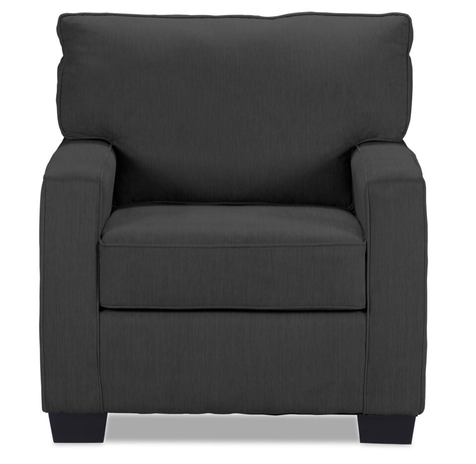 Hazel 2 Pc. Living Room Package w/ Chair - Pepper