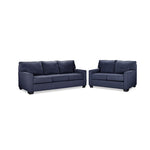 Hazel 2 Pc. Living Room Package w/ Loveseat - Navy