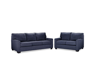 Hazel 2 Pc. Living Room Package w/ Loveseat - Navy