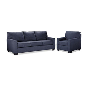 Hazel 2 Pc. Living Room Package w/ Chair - Navy