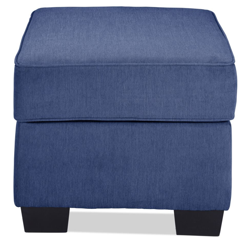 Hazel Ottoman - Navy