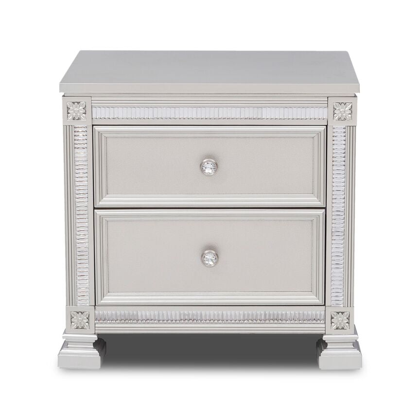 Henley Night Table - Silver