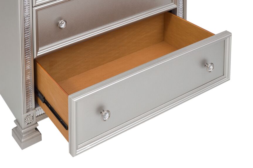 Henley 6 Drawer Chest - Silver