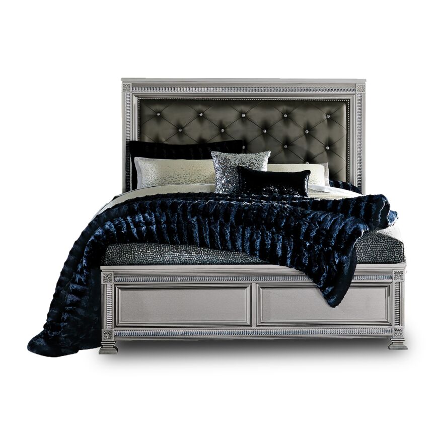 Henley 3-Piece Queen Bed - Silver