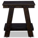 Huston End Table - Grey