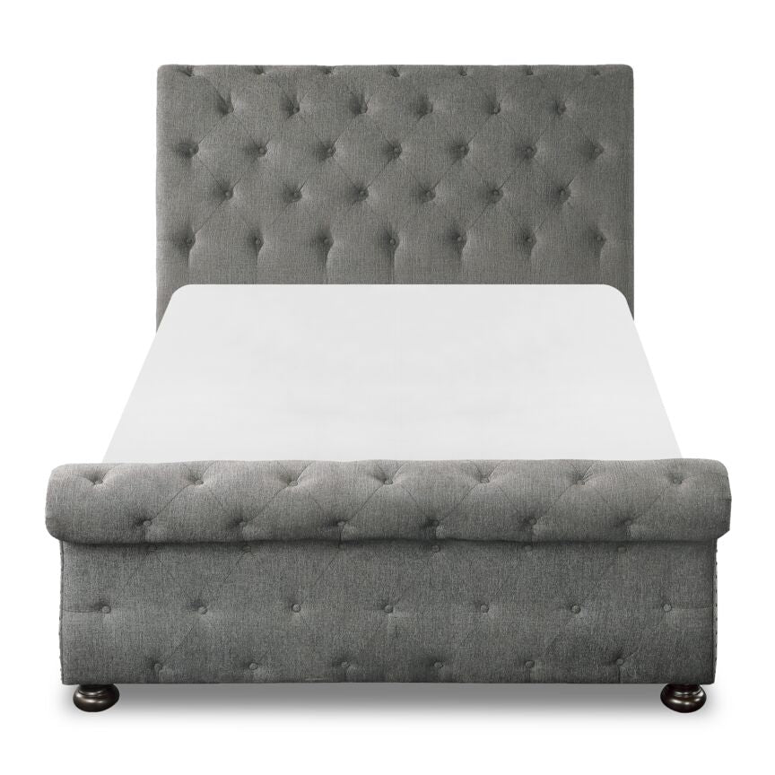 Irene 3-Piece King Bed - Grey