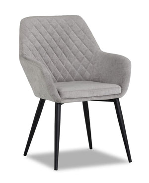 Jayna Armchair - Black, Polo Club Stone