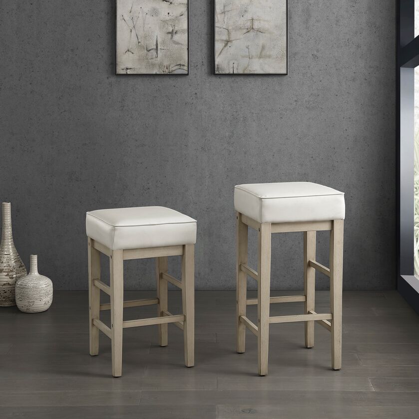 Jose Bar Height Stool - White