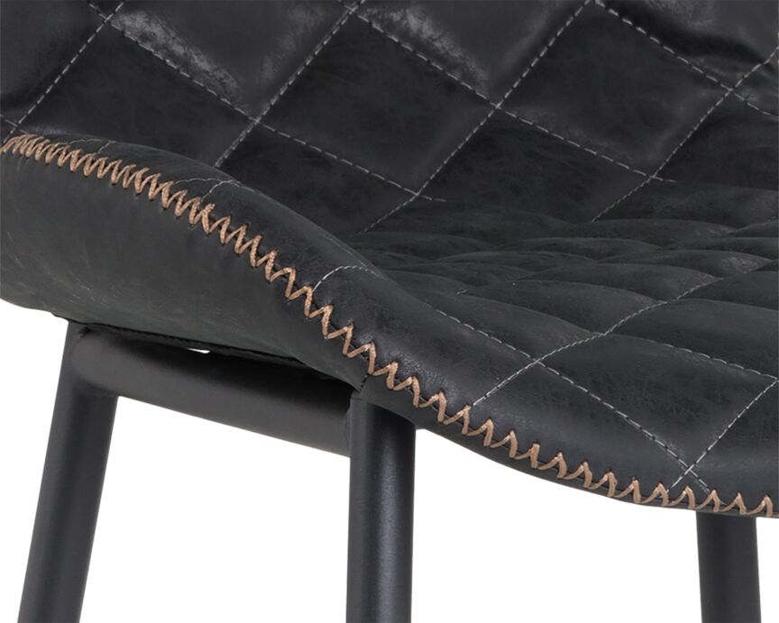 June Bar Height Stool - Antique Black