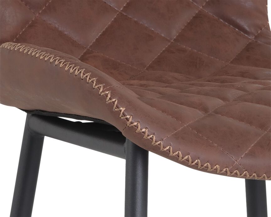 June Bar Height Stool - Antique Brown