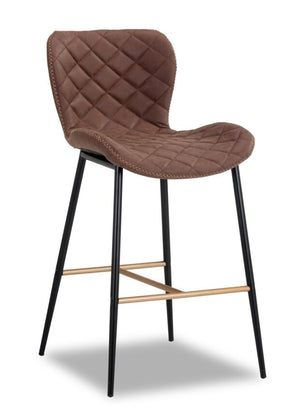 June Counter Height Stool - Antique Brown