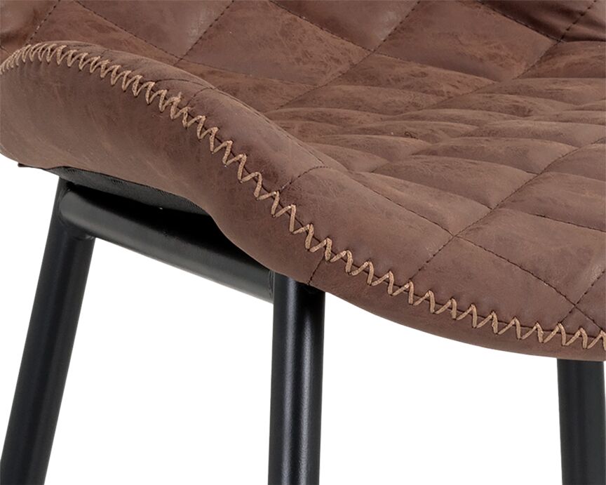 June Counter Height Stool - Antique Brown