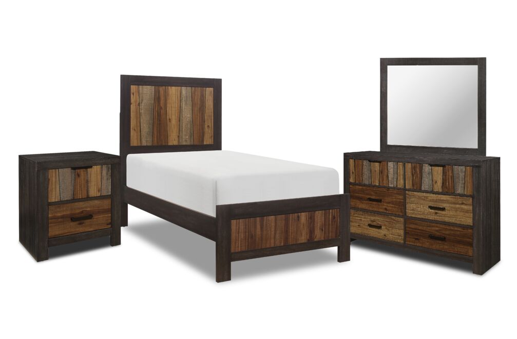 Kali 6-Piece Twin Bedroom Package - Multi Coloured