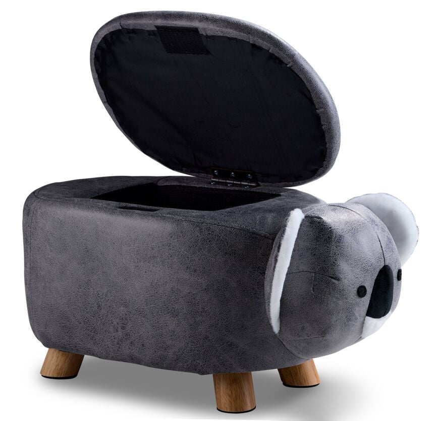 Koala Storage Ottoman - Brown
