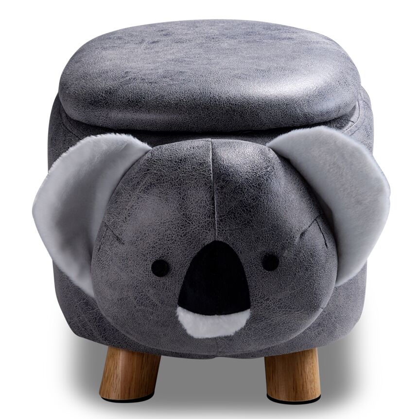 Koala Storage Ottoman - Brown