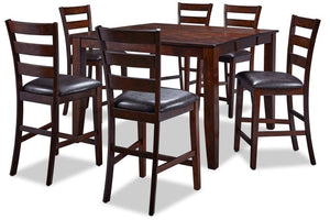 Kona 7-Piece Counter Height Dining Set - Espresso