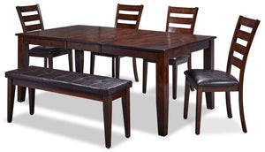 Kona 6-Piece Dining Set - Espresso