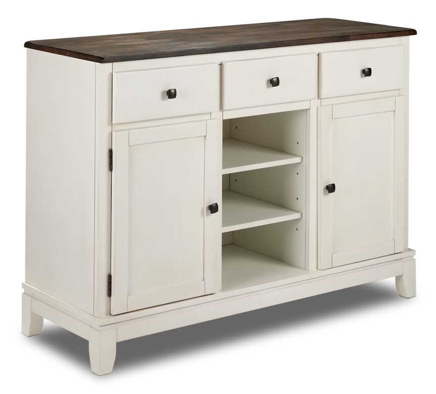 Kona Server - White and Grey-Brown