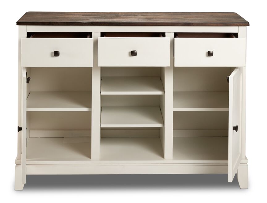 Kona Server - White and Grey-Brown