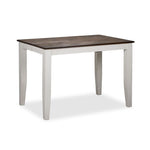 Kona Counter Height Dining Table - White and Grey-Brown