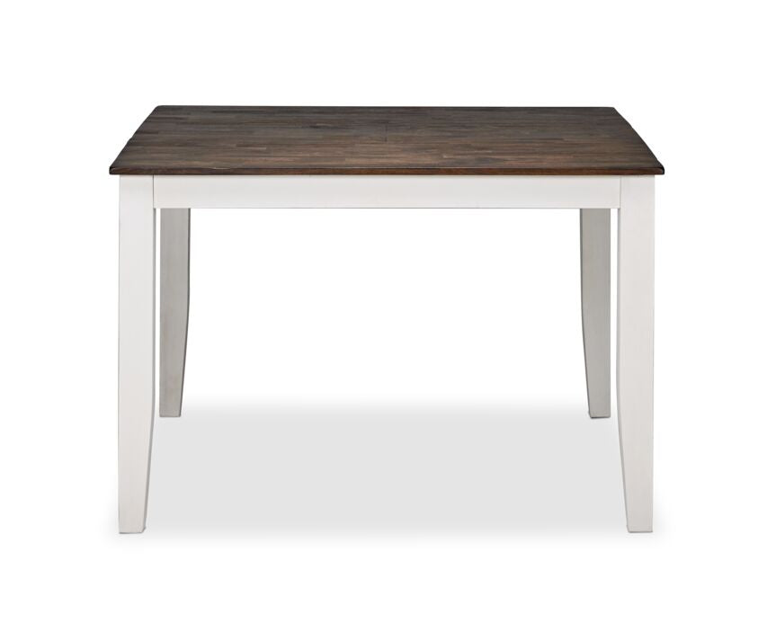 Kona Counter Height Dining Table - White and Grey-Brown