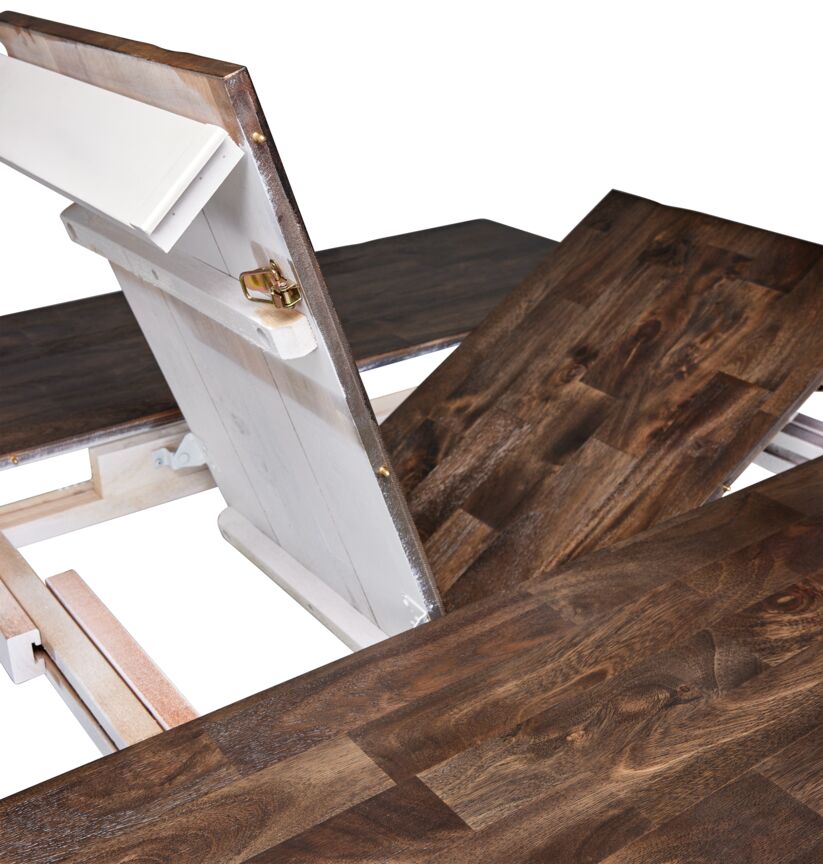 Kona Counter Height Dining Table - White and Grey-Brown