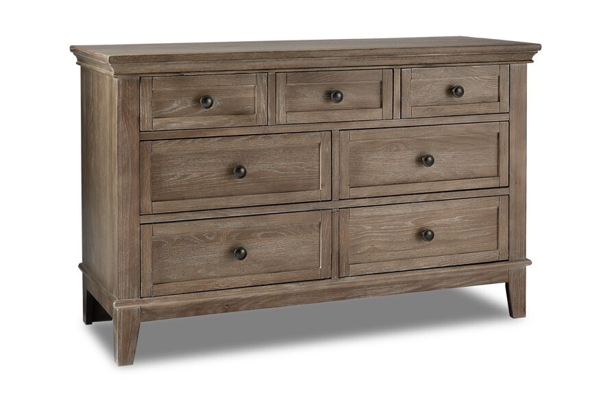 Leland Dresser and Changer Top Package - Sand