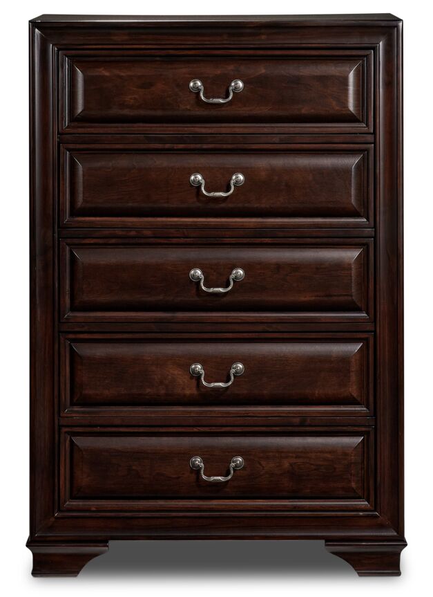 Louis 5 Drawer Chest - Cherry